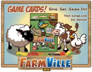 FarmVille Game Cards