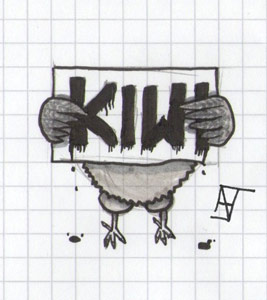 Kiwi-Schild