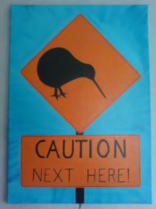 Kiwi Caution Next Here