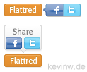 Neuste Flattr-Buttons mit Share-Funktion