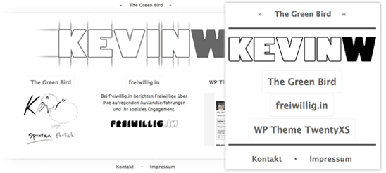 Neue kevinw.de-Seite – Responsive Webdesign